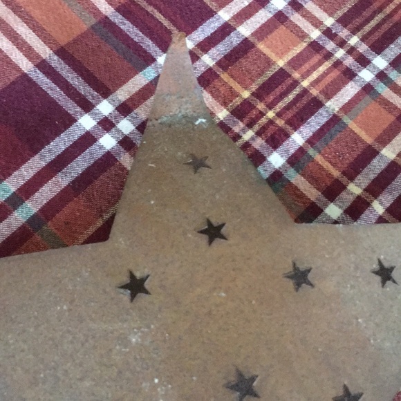 Distressed Rusty Tin Tree Topper from Primitives by Kathy - Picture 6 of 7